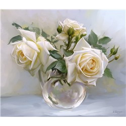 Белые розы (худ. Бузин И.)