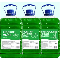 Мыло жидкое Green Apple 5л (4/96)*