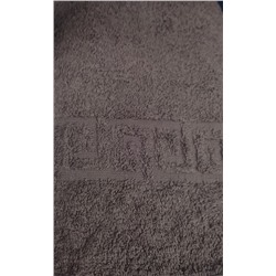 Полотенце махровое "серо-коричневый" 40х70 см