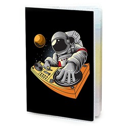 MOB536 Обложка для паспорта ПВХ Космонавт DJ