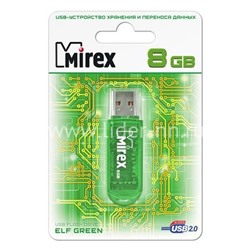USB Flash 8GB Mirex ELF GREEN