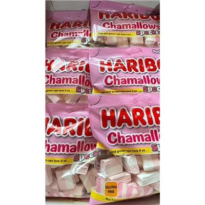 Маршмеллоу Haribo (бело-розовый) 30 пачек по 90 гр