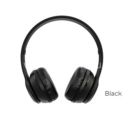 Наушники MP3/MP4 BOROFONE (BO4) Bluetooth полноразмерные (черные)