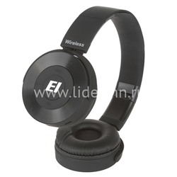 Наушники полноразмерные ELTRONIC (4465) bluetooth/fm/micro SD/AUX черные (в коробке)