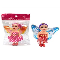 Куколка 3" с крыльями и цветными волосами в ассортименте в пак.,200376750/919A
