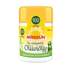 Витамин Д на оливковом масле Minisun D-vitamiini Oliivioliy 100 mkg (витамин д) , 100 капсу