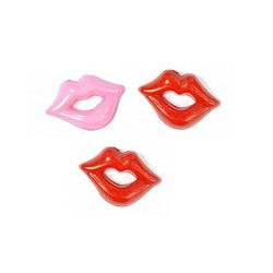 Пластиковые губы для игрушек 3 шт ассорти