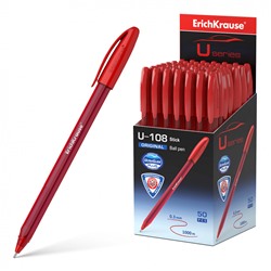 Ручка шар U-108 Stick Original 1.0, красный