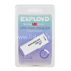 USB Flash 32GB Exployd (610) белый 3.0