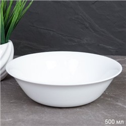 Тарелка глубокая суповая 500 мл 165 мм белая гладкая форма / LPW65 (white) /уп 6/48/ 672694