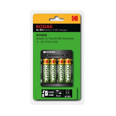 З/у Kodak USB (+4*R6 2700mAh) (6/48)