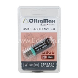 USB Flash 128GB OltraMax (230) черный 2.0