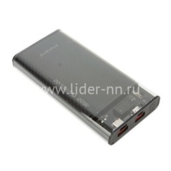 Портативное ЗУ (Power Bank) 10000mAh (MAIMI Mi28) PD20W+QC3.0/USB/Micro/Type-C/дисплей (черный)