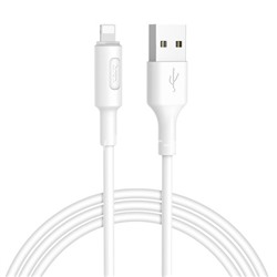 USB кабель Lightning 1.0м HOCO X25 (белый) 2.0A