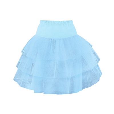 Голубой подъюбник(юбка) для девочки 78081-ДН17