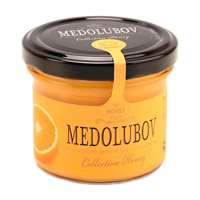 Мёд-суфле Медолюбов с апельсином 125мл