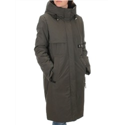 BM22913 DK.GRAY Пальто демисезонное женское (100 гр. синтепон)