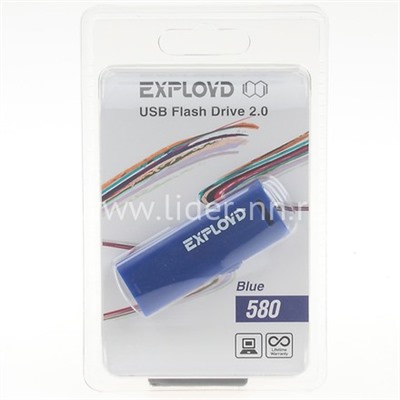 USB Flash 64GB Exployd (580) синий