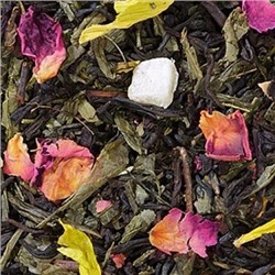 Герцог Мальборо  Чай черный индийский, сен-ча, лепестки роз, подсолнуха, ананас, с ароматом шампанского.