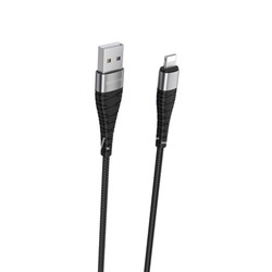 USB кабель Lightning 1.0м BOROFONE BX32 (черный) 5.0A