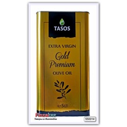 Масло оливковое Extra Virgin Olive Oil Gold premium TASOS 5 л