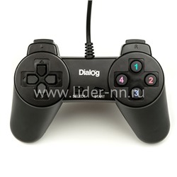 Проводной геймпад DIALOG Action GP-A01 USB, 10 кнопок