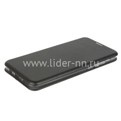 Чехол-книжка для Huawei Honor 20S/P30 Lite Brauffen (горизонтальный флип) черная (пакет)