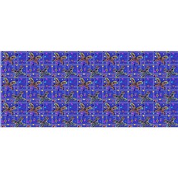 Ткань бязь 150 см плательная ЛЮКС рис. 1603/1 (синий)