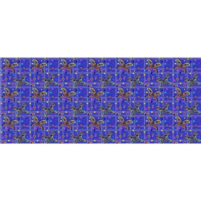 Ткань бязь 150 см плательная ЛЮКС рис. 1603/1 (синий)