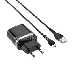 СЗУ Micro USB 1 USB выход 18W Quick Charge 3.0 (6V-3.0A/9V-2.0A/12V-1.5A) HOCO C12Q (черный)