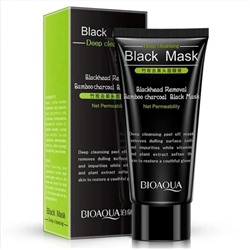 Черная маска-пленка для очищения пор с углем BioAqua Activated Carbon Remove Blackhead Mask 60g