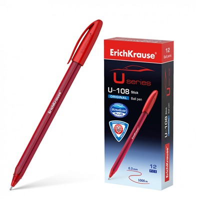 Ручка U-108 Original 1.0, красный (12 шт)