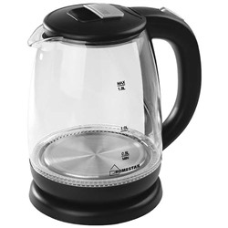 Электрический чайник HOMESTAR HS-1018 1,8 л стекло черное
