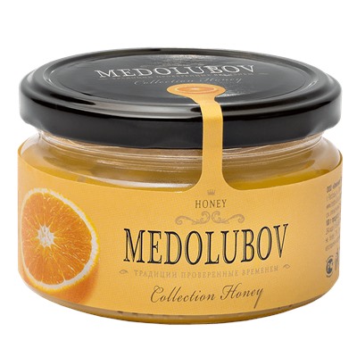 Мёд-суфле Медолюбов с апельсином 250мл
