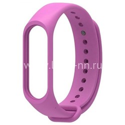 Силиконовый ремешок для Xiaomi Mi Band 3/Mi Band 4 (фиолетовый)