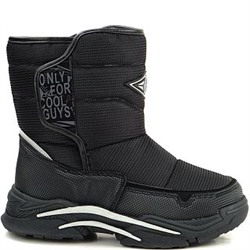 5336-7A черн Ботинки зима для мальчиков размер 32, по стельке 20,5см
