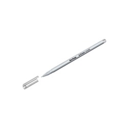 Ручка гелевая 0,8 мм, серебро металлик "Brilliant Metallic" (Berlingo)