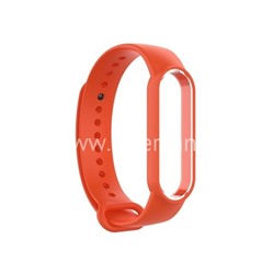 Силиконовый ремешок для Xiaomi Mi Band 5/Mi Band 6 (оранжевый)