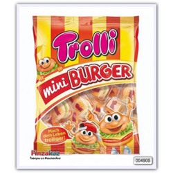 Жевательный мармелад Trolli Mini Burger 170 гр