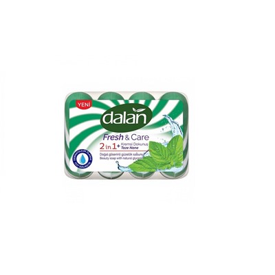 DALAN Fresh & Care Мыло туалетное Свежая мята 90г 4шт