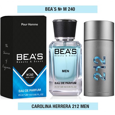 Мужская парфюмерия   Парфюм Beas Carolina Herrera 212 for men 25 ml арт. M 240