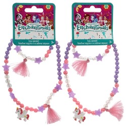Набор аксессуаров для девочек кулон + браслет «Enchantimals»