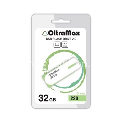 USB Flash 32GB Oltramax (220) зеленый