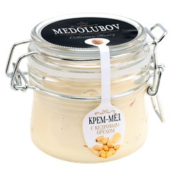 Мёд-суфле Медолюбов с кедровым орехом (бугель) 250 мл