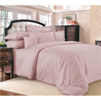 Элитное постельное белье сатин "Soft Pink"