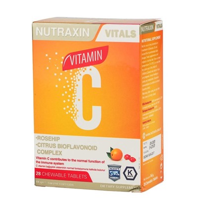 Витамин C Unice NUTRAXIN Для иммунной системы, 28 таблеток