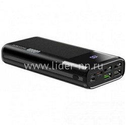 Портативное ЗУ (Power Bank) 40000mAh (BOROFONE DBT01) 4USB/Micro USB/Type-C/ip5/дисплей (черный)