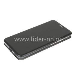 Чехол-книжка для Samsung Galaxy S21 Ultra Brauffen (горизонтальный флип) черная (пакет)