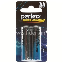 Батарейка алкалиновая Perfeo LR6/2BL mini