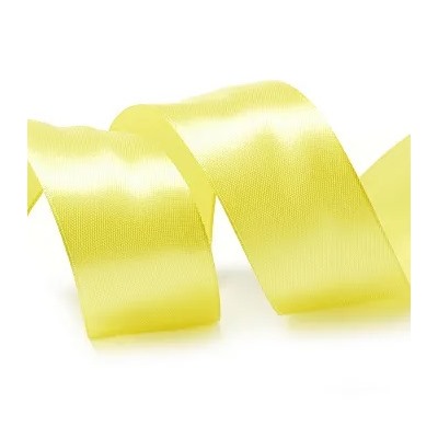 Лента атласная «Нежный.Желтый» размер 1 ленты: 20 мм × 23 ± 1 м